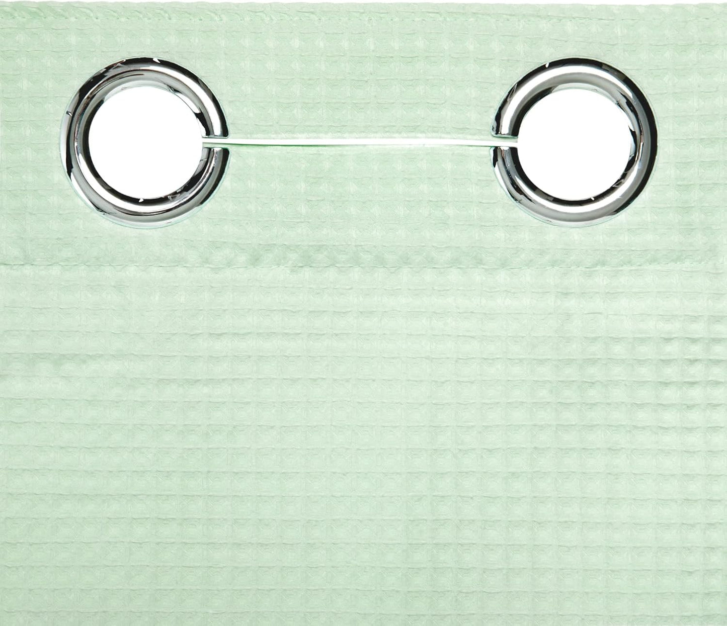 Hotel Grade No Hooks Needed Shower Curtain with Snap in Liner,Water Repellent, Machine Washable (Green Light, 71"X74"(W/Liner))