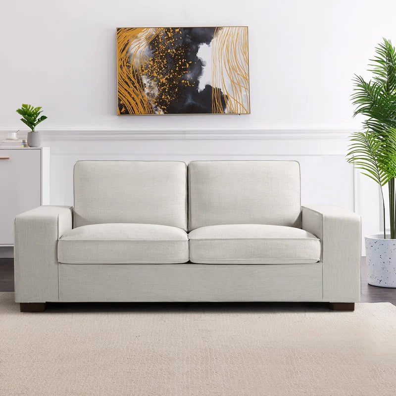 88.58" Luxury Modern Upholstered Sofa for Living Room, Couches with Solid Wood Frame