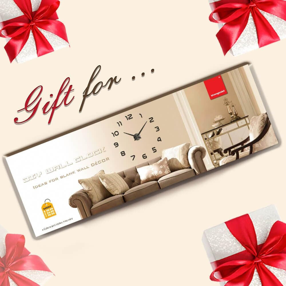 Wall Clock Big Wall Clocks for Living Room Decor, Decorative Wall Clocks Battery Operated (Black Wall Decor)