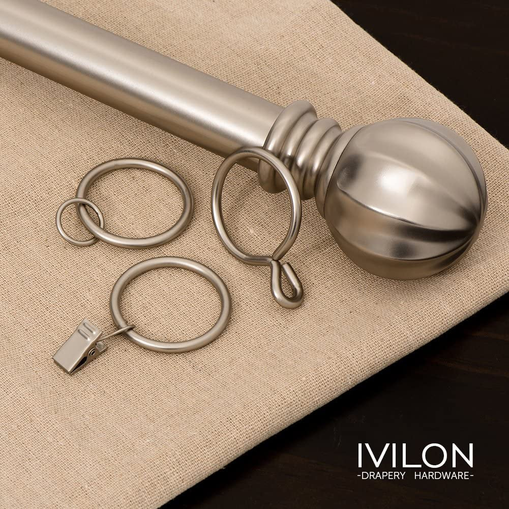 Drapery Eyelet Curtain Rings - 2" Ring Loop for Hook Pins, Set of 14 - Oil Rubbed Bronze (ORB)