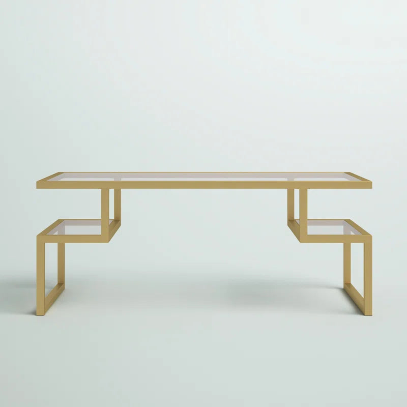 Zander Glass Top Coffee Table