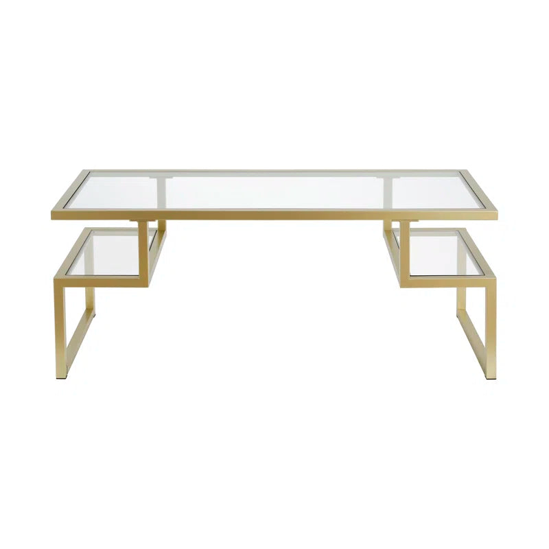 Zander Glass Top Coffee Table