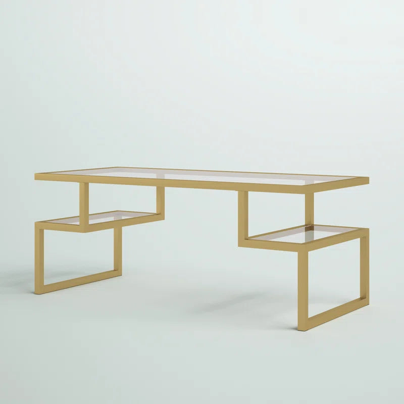 Zander Glass Top Coffee Table
