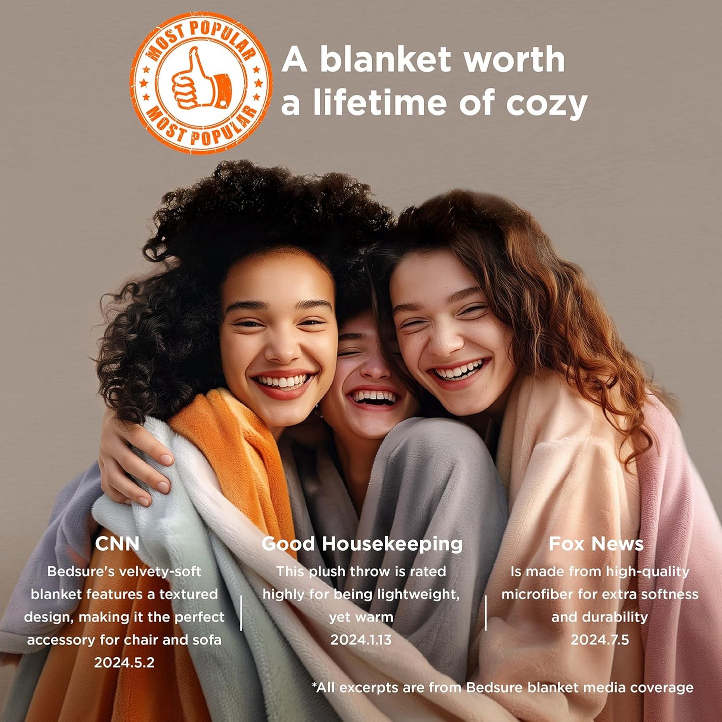 Fleece King Size Blankets for Bed Grey - Soft Lightweight Plush Cozy Fuzzy Luxury Warm Winter Blanket Microfiber, Room Home Decor Gifts for Women and Men, 108X90 Inches