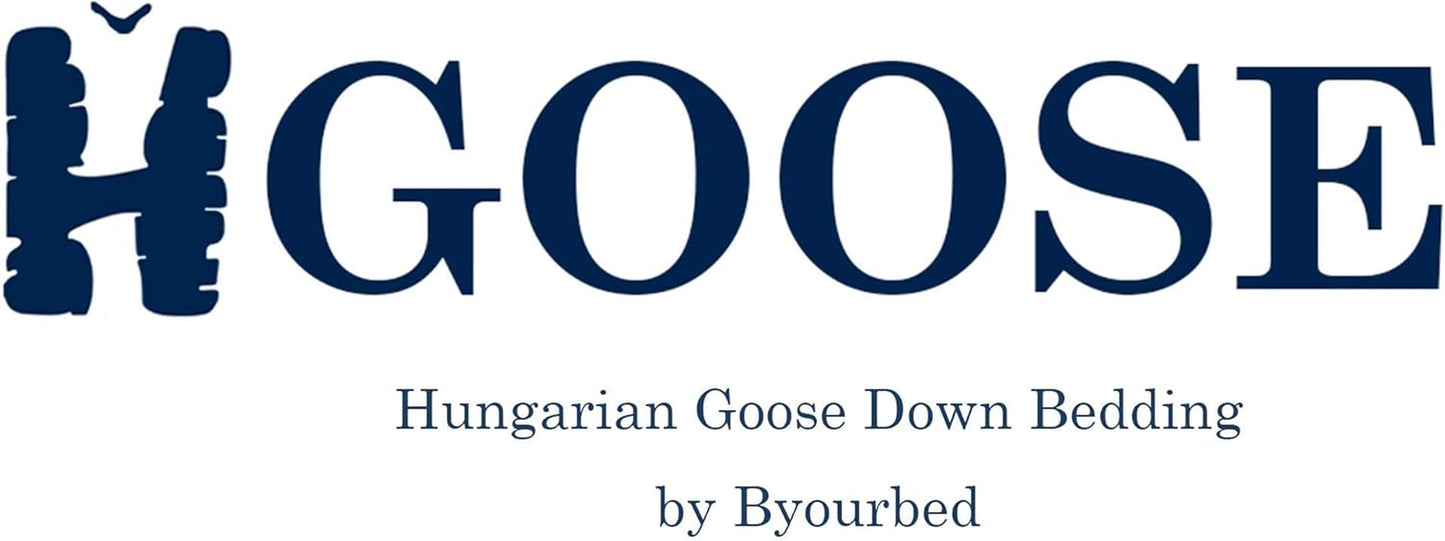 HGOOSE - Jacquard 90% Hungarian Goose down Comforter - Oversized King