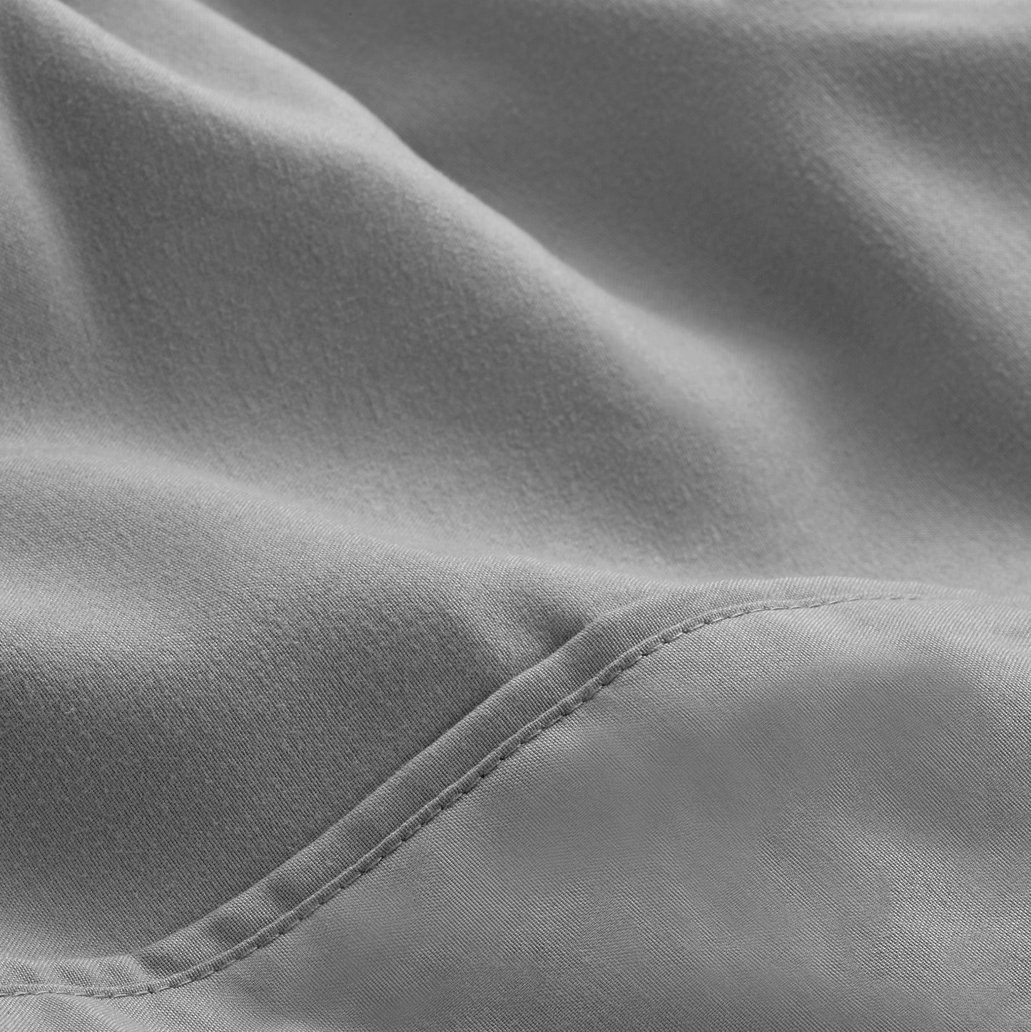Microfiber 8-Piece Coronet Blue and Light Gray Bed in a Bag, Split King