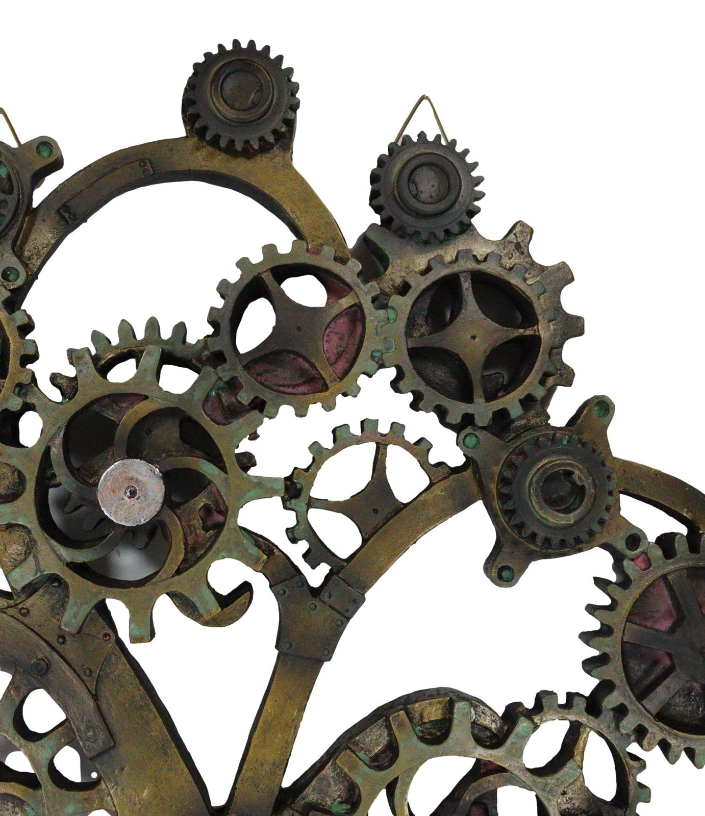 Steampunk Collectible Gearwork Mechanical Tree of Life Wall Sculpture Decorative