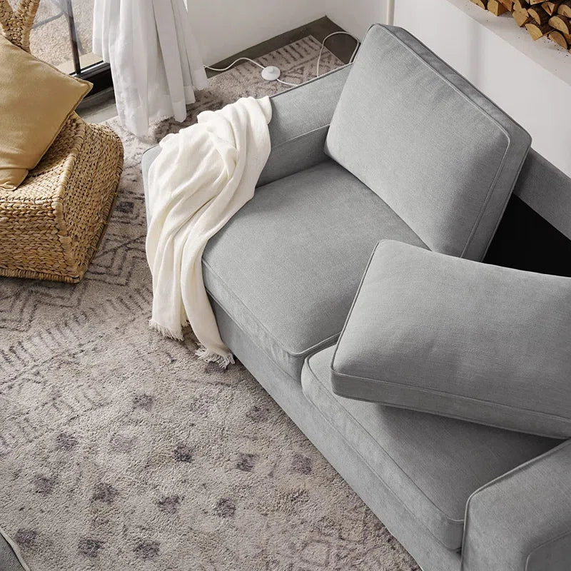 88.58" Luxury Modern Upholstered Sofa for Living Room, Couches with Solid Wood Frame