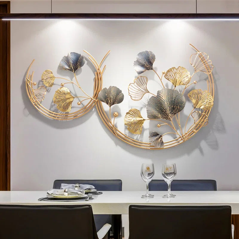 Glam Plants & Flowers Wall Decor on Metal