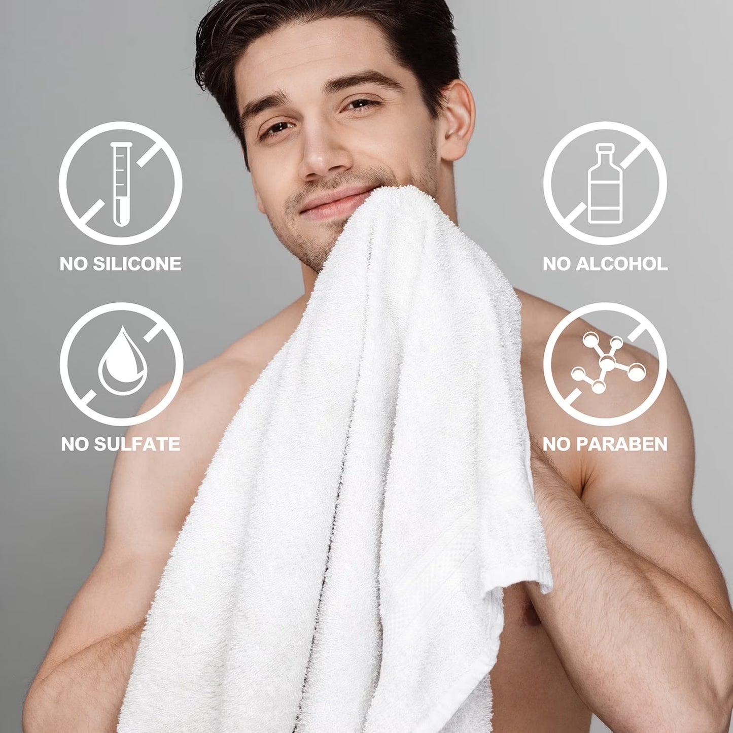 Bath Gift Sets for Men Father'S Day Gift Ideas, 8 Pcs Sandalwood Luxury Spa Gift Basket Body Care Sets with Toiletry Bag Birthday Gifts for Dad Husband