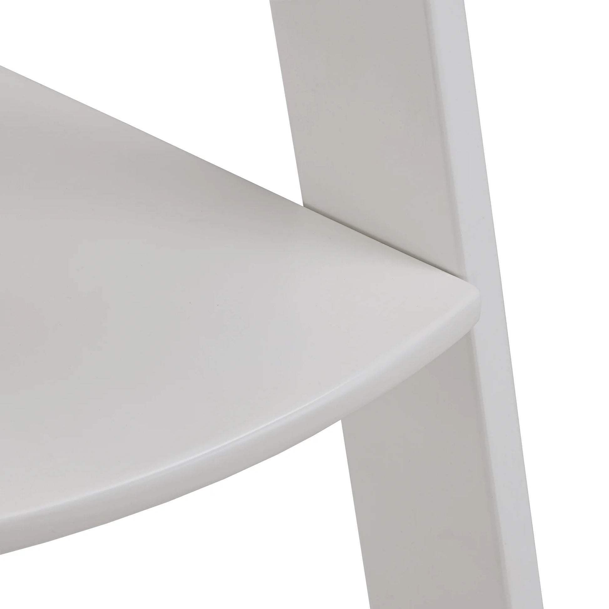 Solvig Corner Ladder 5 Shelf Bookcase, White