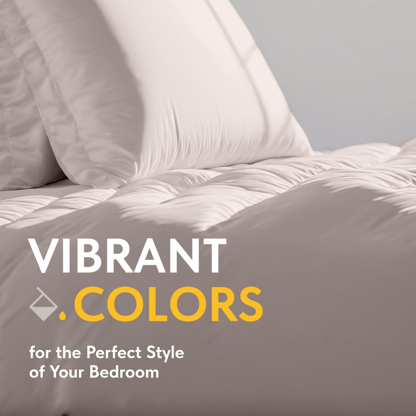 Beige Duvet Cover Queen Size Microfiber Set of 1 down Comforter Cover 2 Pillows