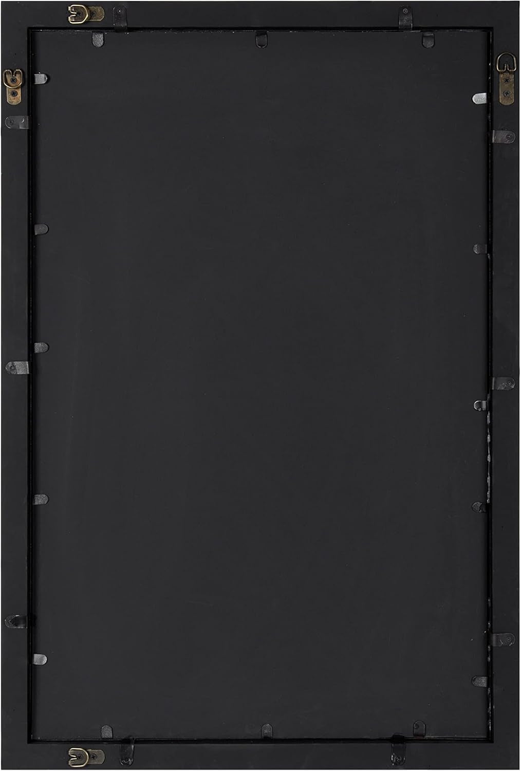 Audubon Farmhouse Wall Mirror, 24 X 36, Black, Decorative Modern Rectangle Mirror for Wall