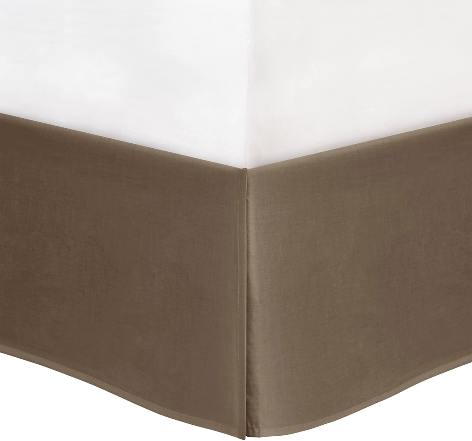 Palisades Comforter Set Modern Faux Suede Pieced Stripe Design, All Season down Alternative Cozy Bedding with Matching Shams, Decorative Pillows, King(104"X92"), Brown 7 Piece