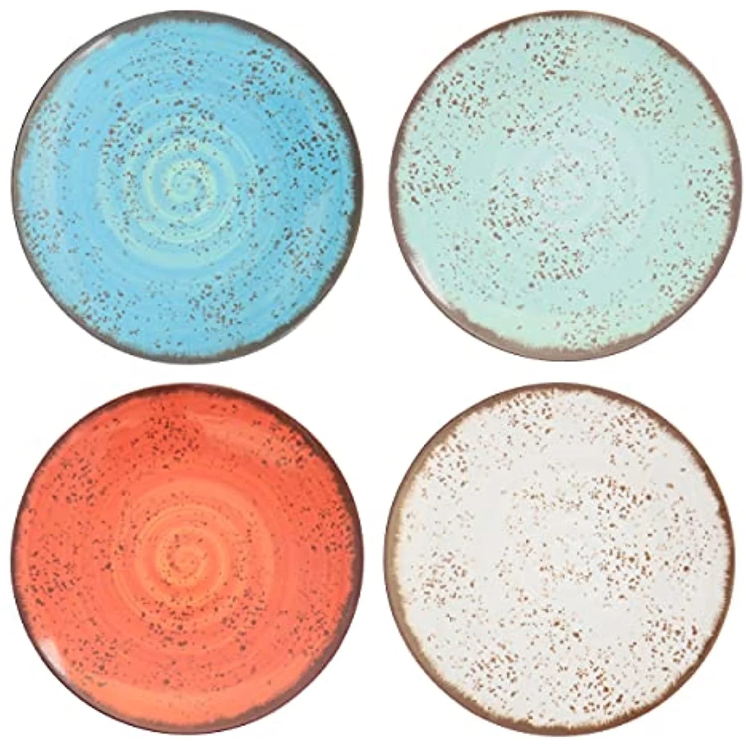Pryce 12 Piece Melamine Dinnerware Set Is Assorted Colors