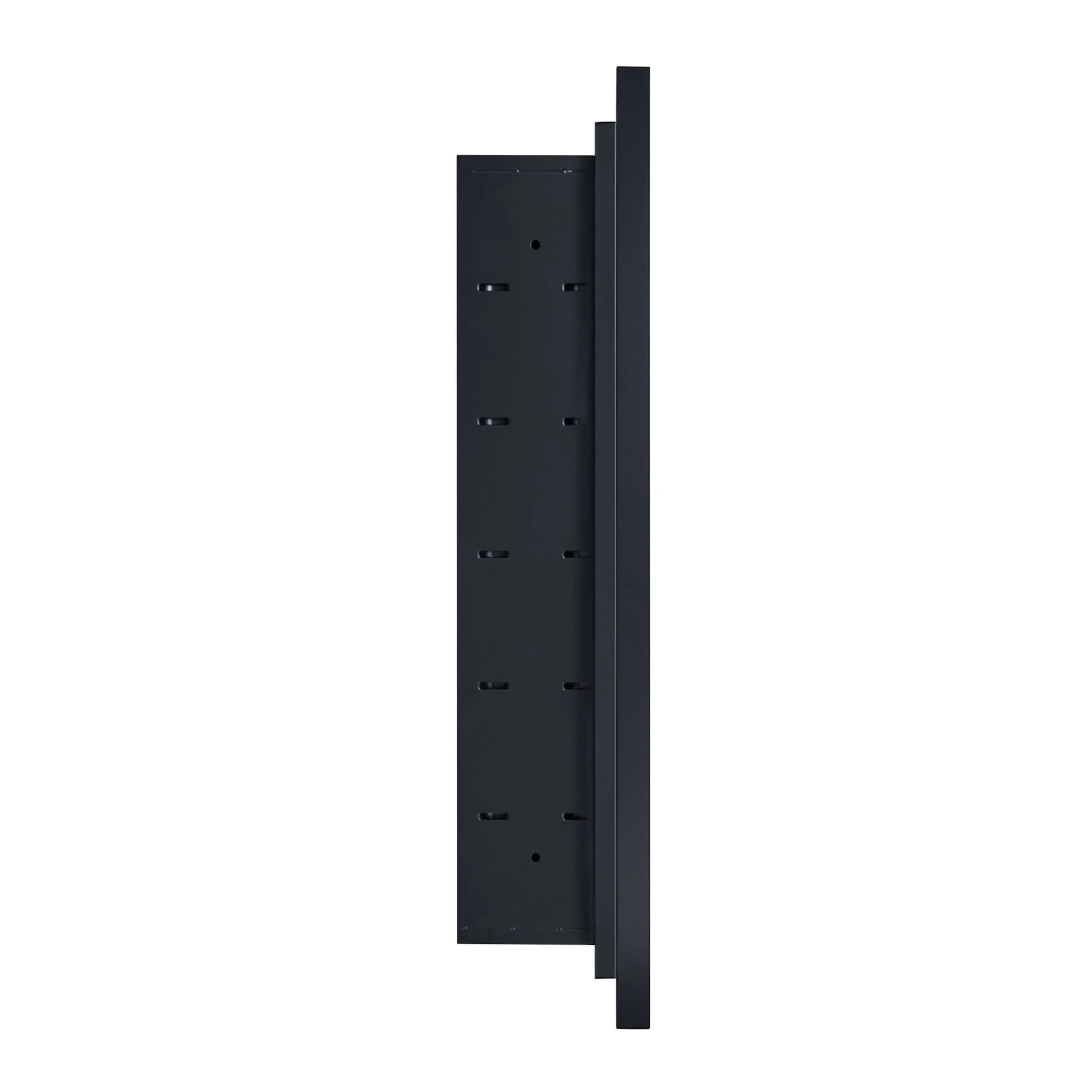 Black Medicine Cabinet, 16X26 Inches, Recessed, Framed Mirror