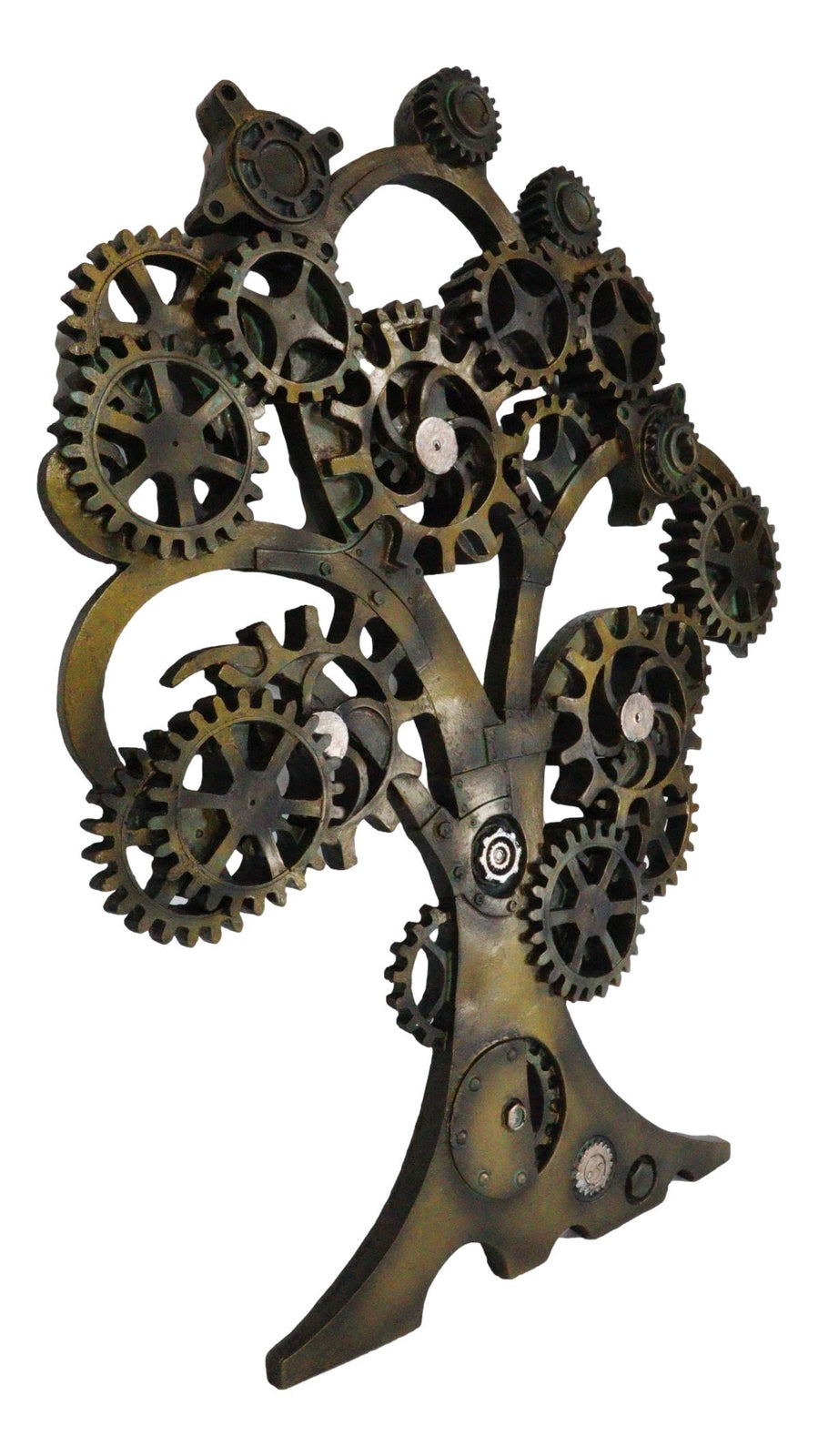 Steampunk Collectible Gearwork Mechanical Tree of Life Wall Sculpture Decorative