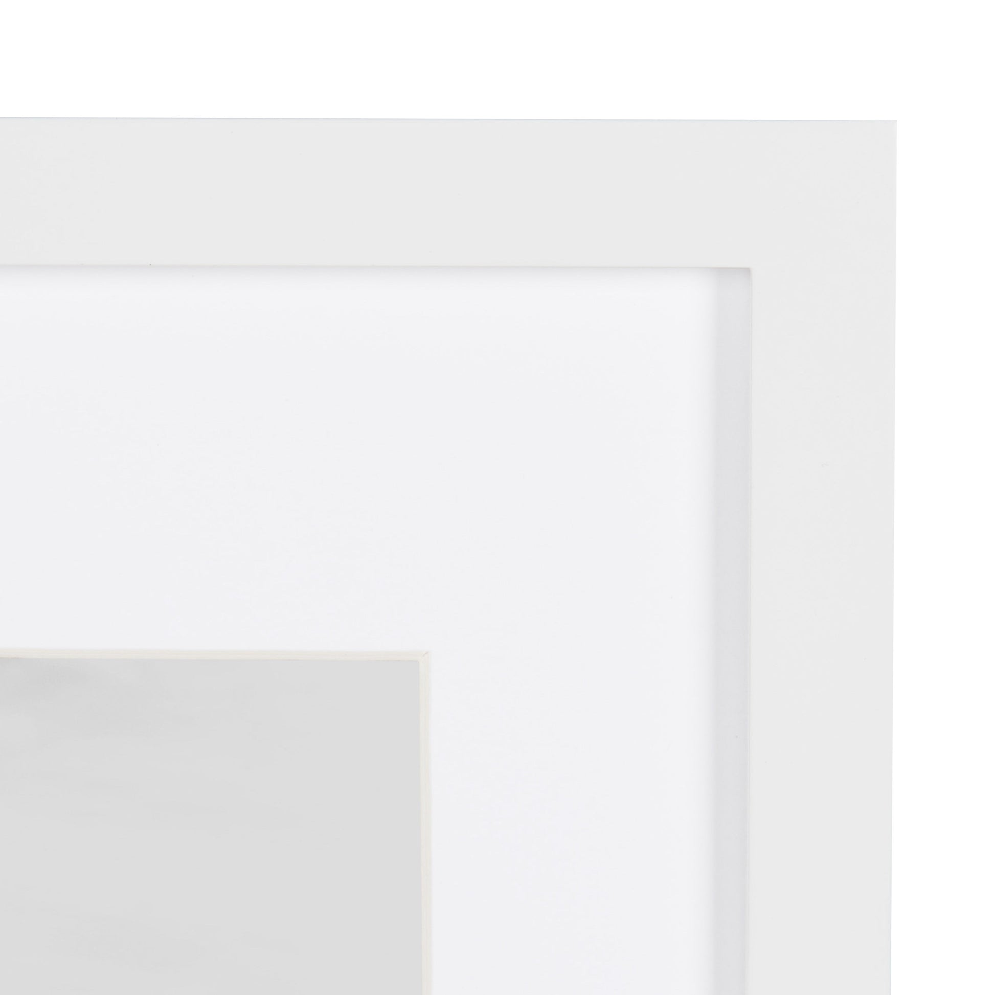 Gallery Wood Photo Frame Set for Customizable Wall Display, White 11X14 Matted to 8X10, Pack of 4
