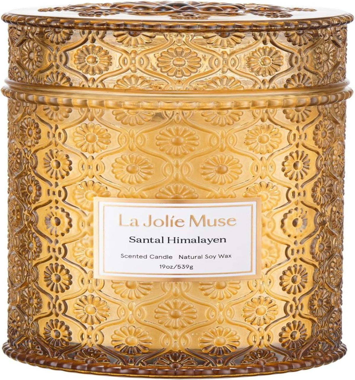 Santal Himalayen Scented Candles for Home, 19 Oz Natural Soy