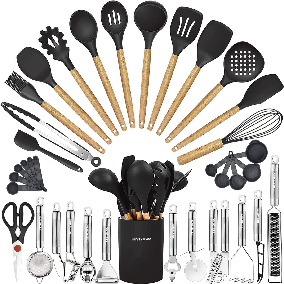 Silicone Kitchen Utensils Set