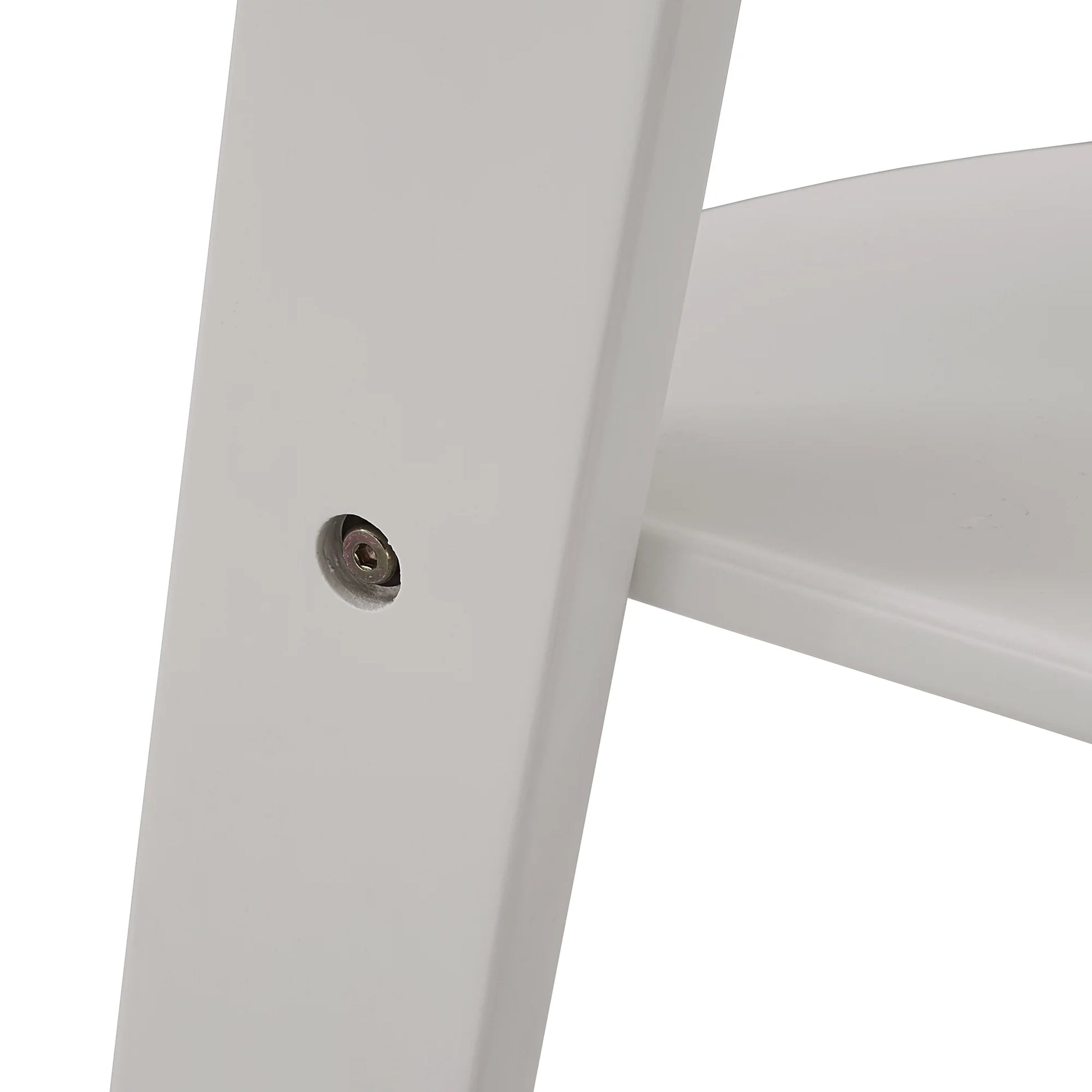 Solvig Corner Ladder 5 Shelf Bookcase, White
