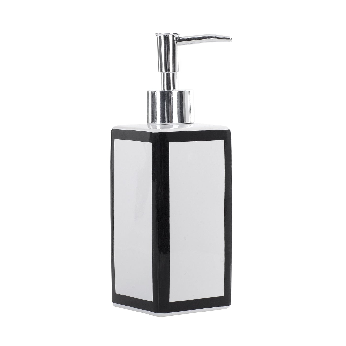 17-Piece Ikat Damask Print Polyester/Ceramic Shower Curtain & Bathroom Accessory Set, Black