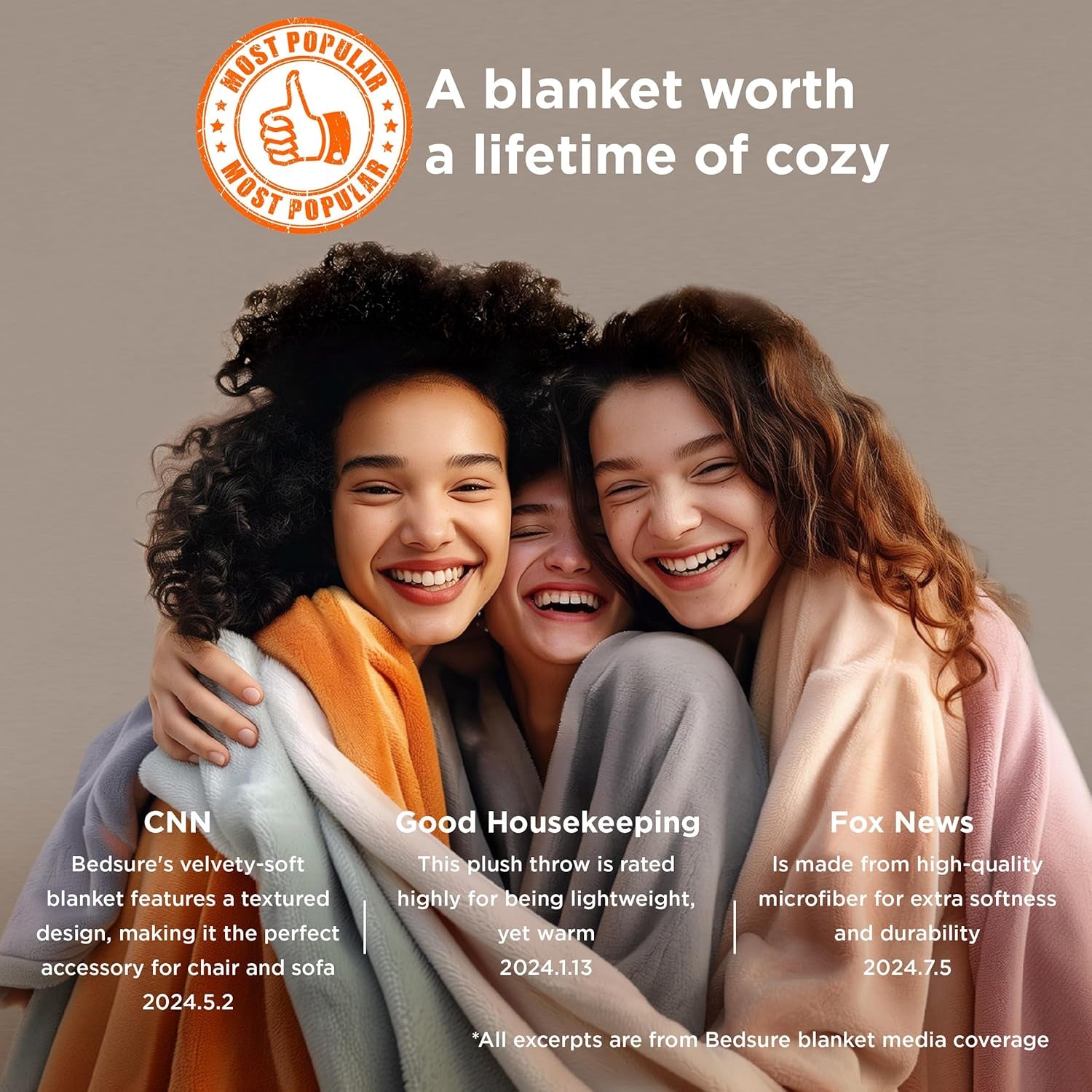 Fleece King Size Blankets for Bed Grey - Soft Lightweight Plush Cozy Fuzzy Luxury Warm Winter Blanket Microfiber, Room Home Decor Gifts for Women and Men, 108X90 Inches