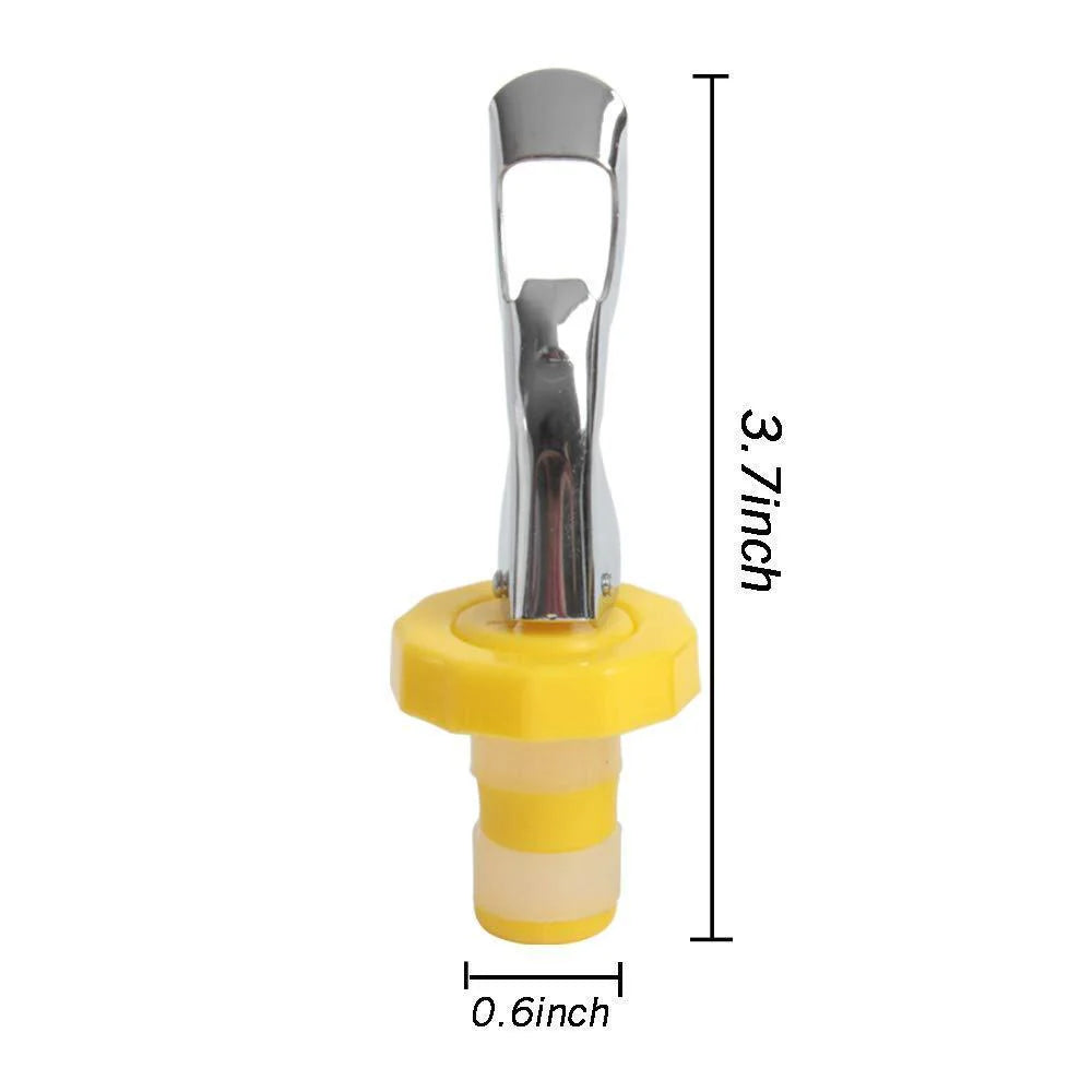 Wine Stoppers 6 PCS Silicone Bottle Stopper Expanding Manual Beverage Bottle Stopper Wine Bottle Cork
