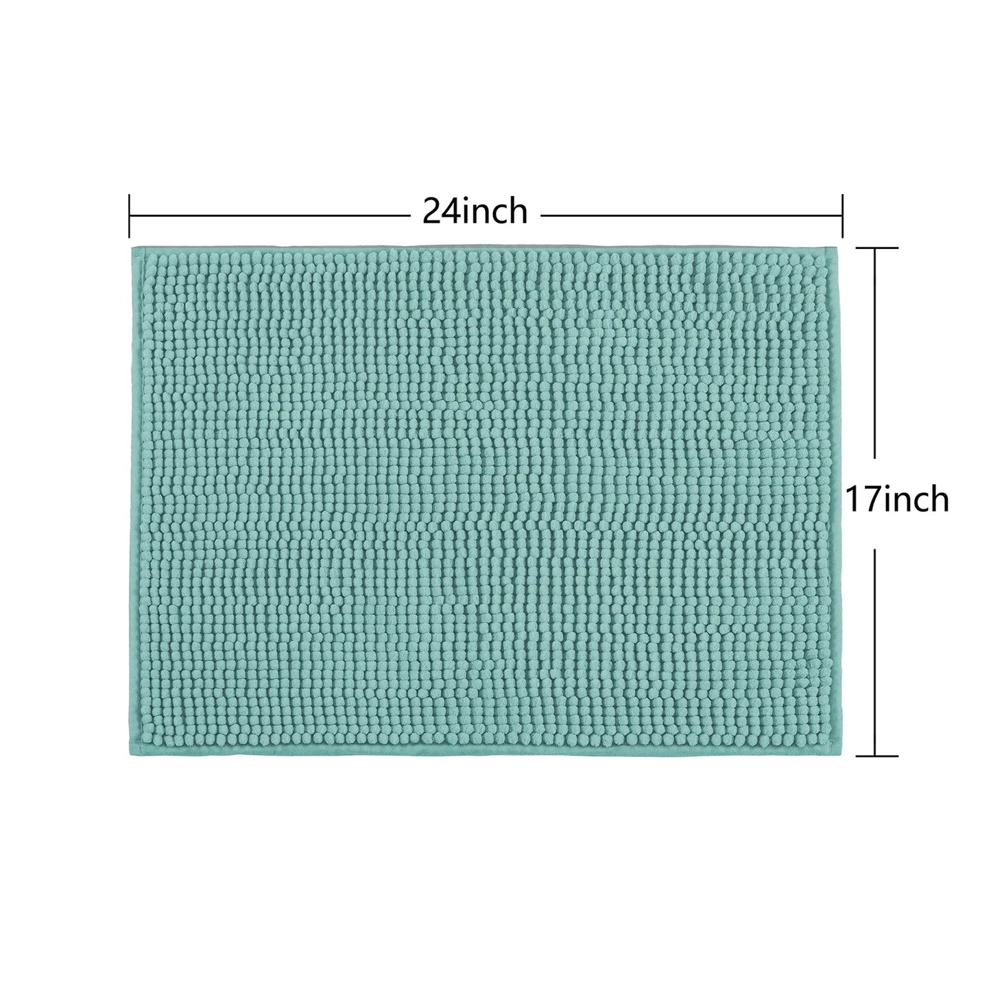 17-Piece Polka Dot Polyester/Ceramic Shower Curtain & Bathroom Accessory Set, Multi-Color