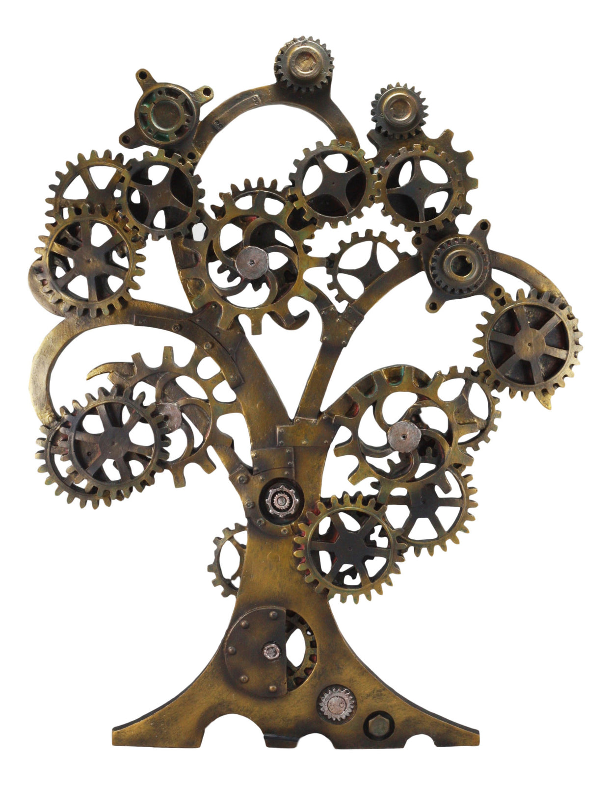 Steampunk Collectible Gearwork Mechanical Tree of Life Wall Sculpture Decorative