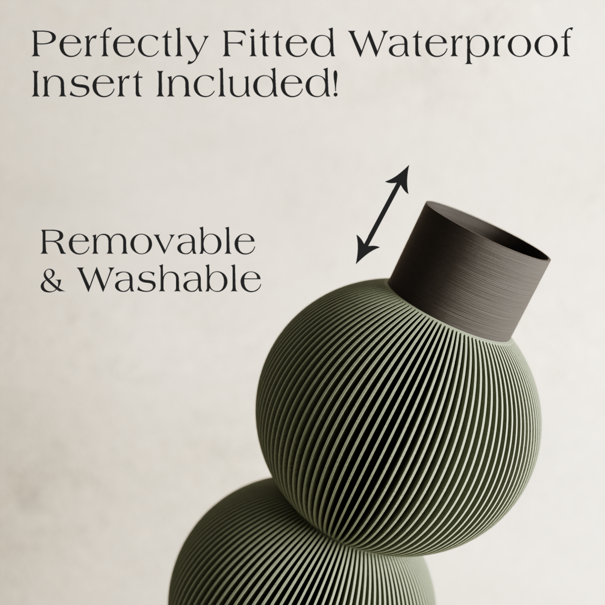 Bubble Vase | Sculptural Plant-Based Modern Vase