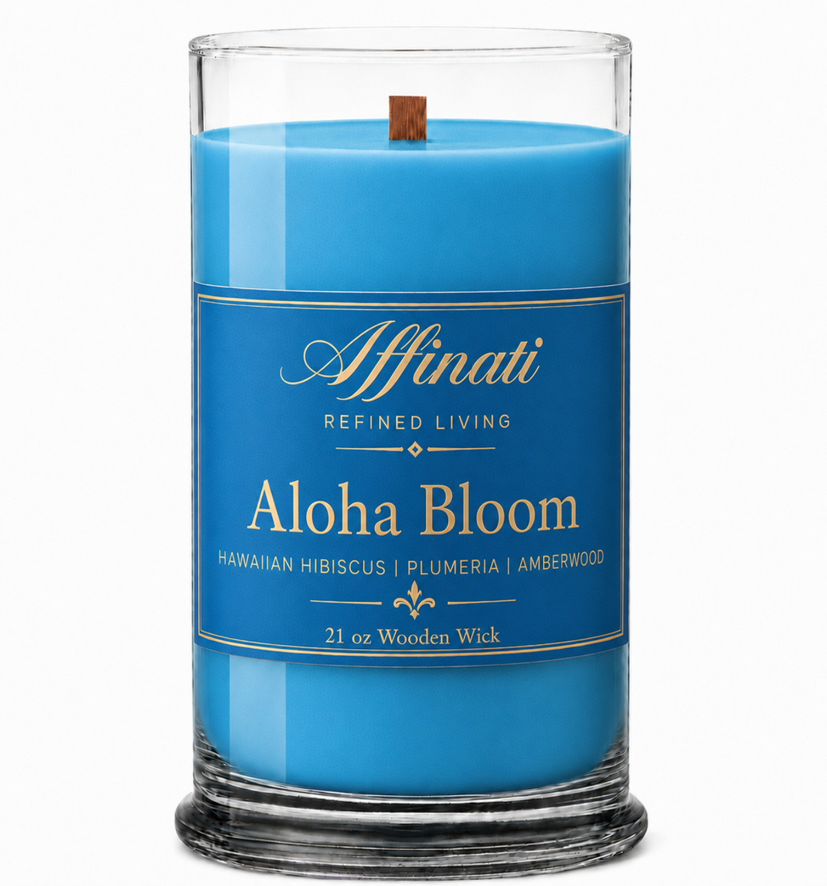 Aloha Bloom Wooden Wick Candle