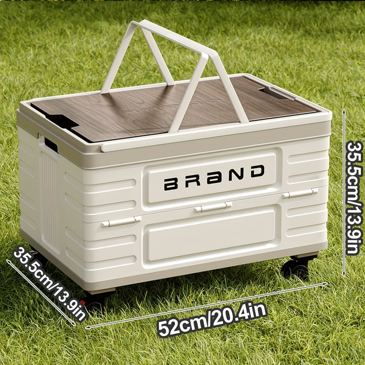 Portable Collapsible Storage Bins Box with Lids And Handle