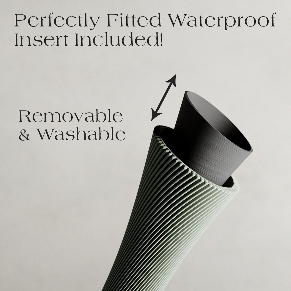 Spiral Rose Vase | Sculptural Plant-Based Modern Vase