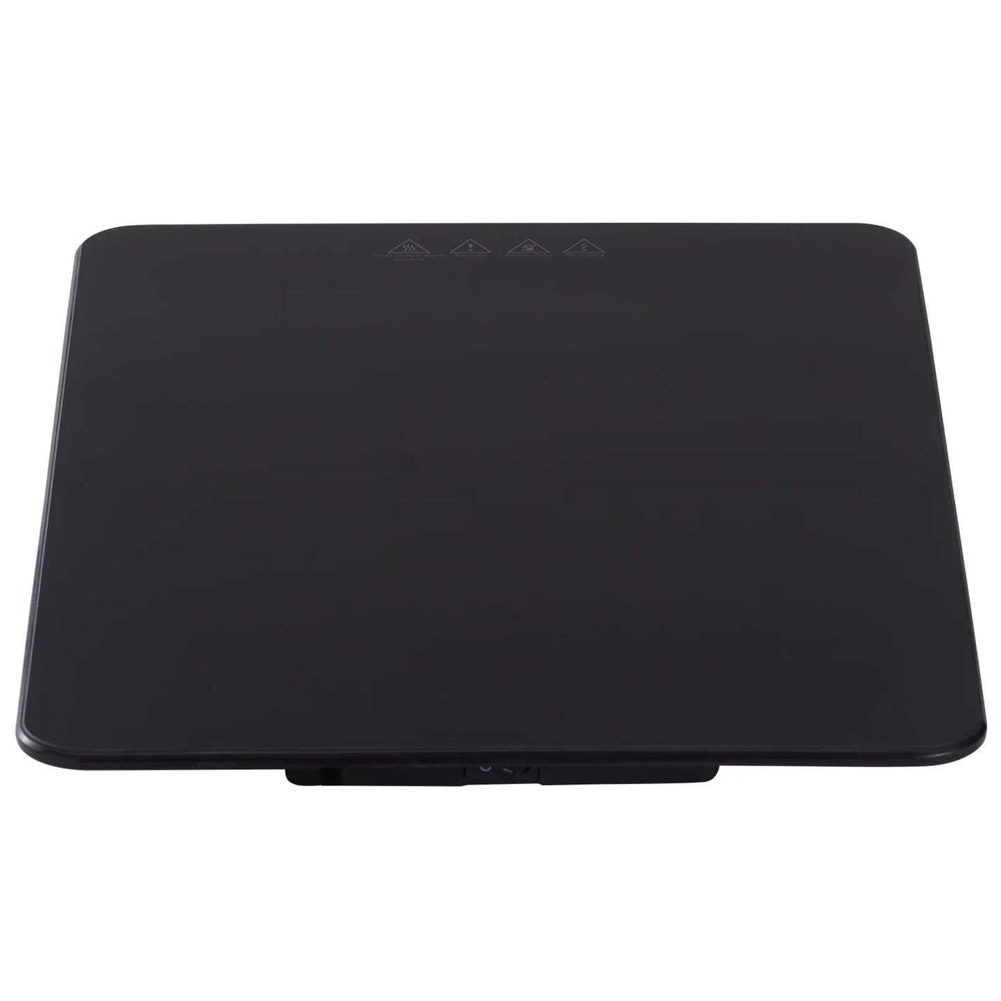 The Electric Warming Tray Is Equipped with a Knob to Adjust the Temperature for Long-Lasting and Continuous Heat Preservation. 23.6" X 16.5" Electric Food Buffet Server 100W Glass Warming Tray