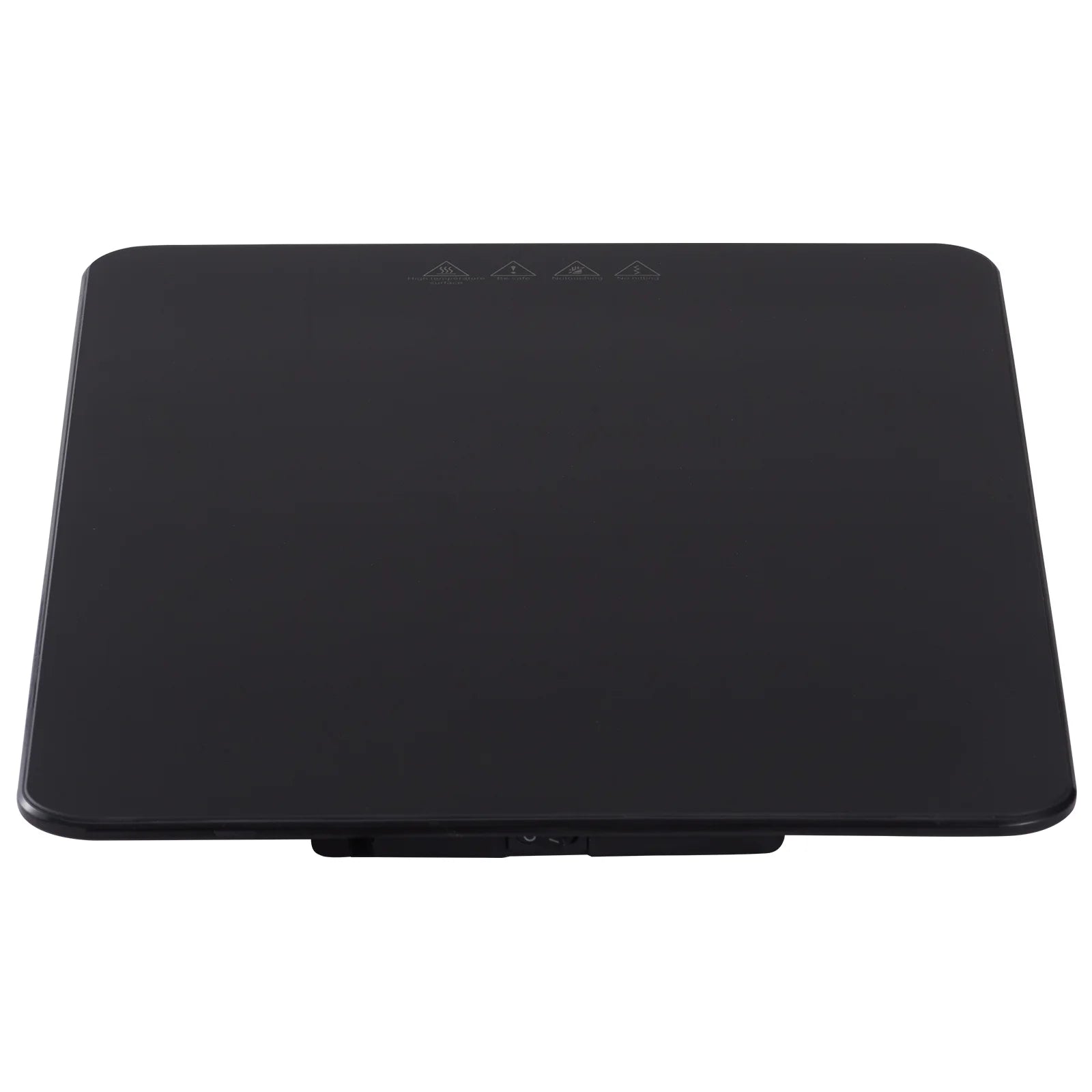 The Electric Warming Tray Is Equipped with a Knob to Adjust the Temperature for Long-Lasting and Continuous Heat Preservation. 23.6" X 16.5" Electric Food Buffet Server 100W Glass Warming Tray
