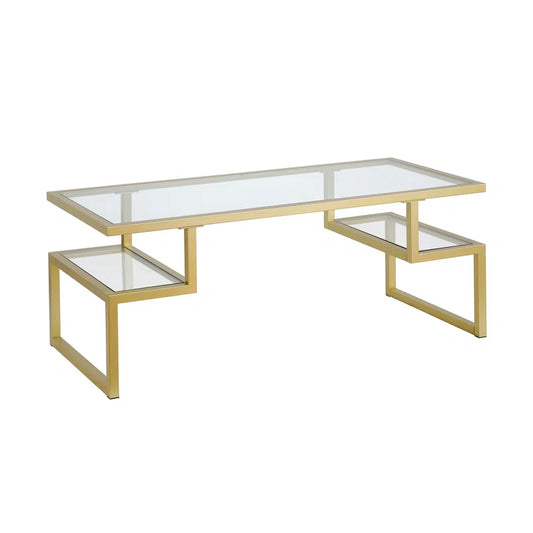 Zander Glass Top Coffee Table