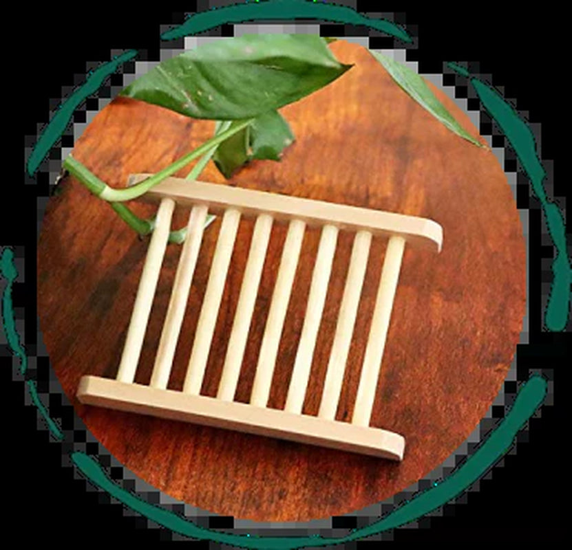 4-Pack Bamboo Soap Dish
