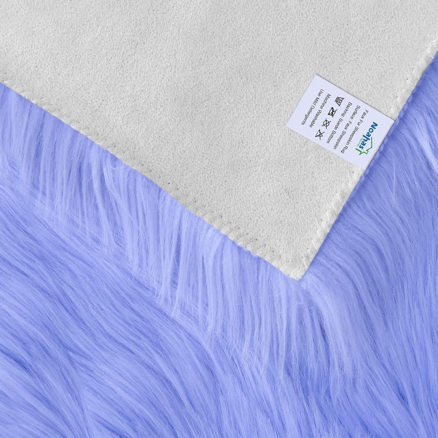 Faux Fur Rug,Luxury Fluffy Rugs for Bedroom,2 X 3 Feet Washable Area Rugs,Sheepskin Bedroom Rug,Furry Carpet Small Shag Rug,Soft Throw Rugs for Living Room,Kids Boys Girls Room Decor