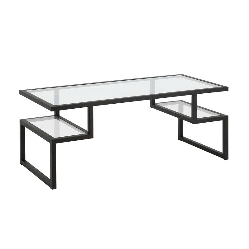 Zander Glass Top Coffee Table