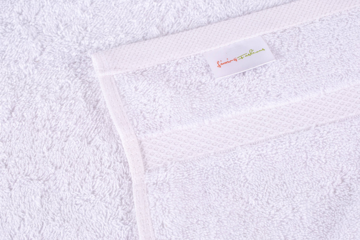8 Pack Bath Towels Set - 2 Bathroom Towels, 2 Hand Towels, 4 Wash Cloths - Plush & Absorbent (White)
