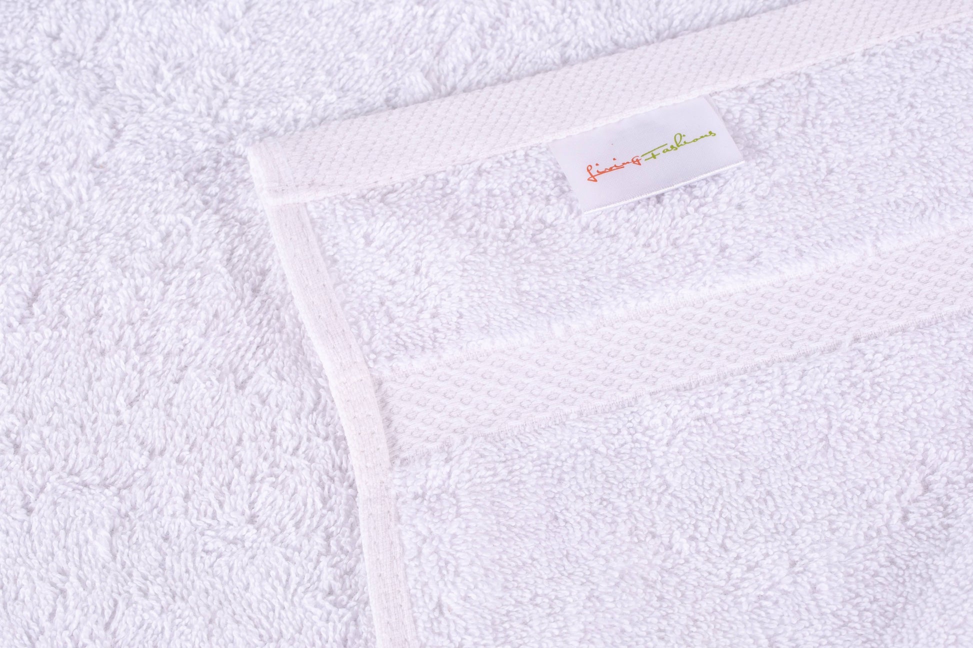 8 Pack Bath Towels Set - 2 Bathroom Towels, 2 Hand Towels, 4 Wash Cloths - Plush & Absorbent (White)