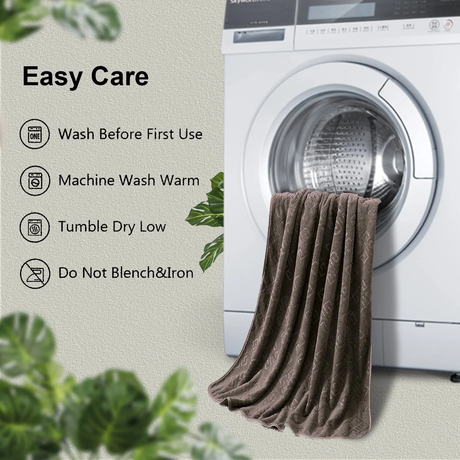 4 Pack Oversized Bath Towel Set Dark Coffee 600 GSM Ultra Soft Extra Large Bath Sheet Towels 35"X70" Bathroom Towels Hotel Luxurious Towels