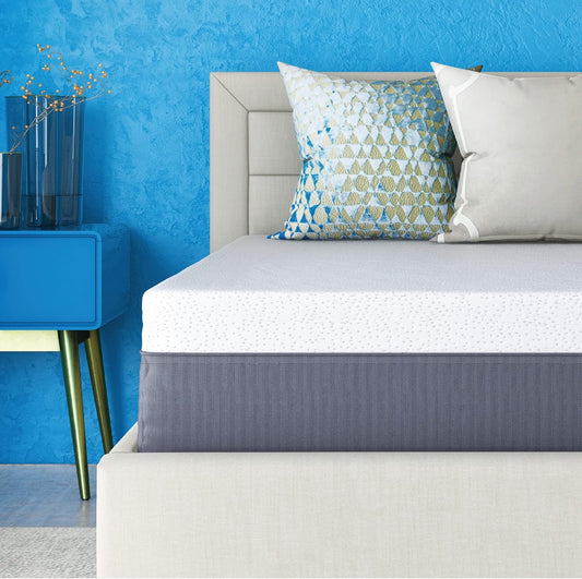 12 Inch King Mattress Memory Foam Medium Firm, King Size Memory Foam Mattress Cooling, Made in the USA, 12" Depth with Pressure Relief, Certipur-Us Certified No Fiberglass, Coolgel Bed