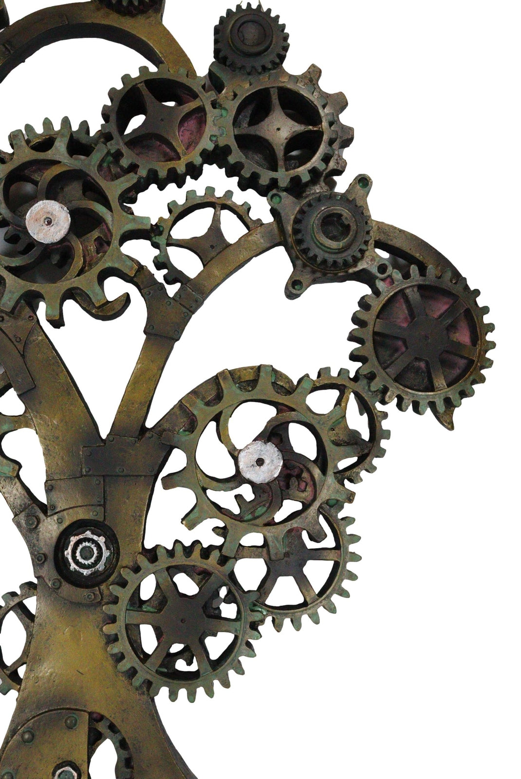 Steampunk Collectible Gearwork Mechanical Tree of Life Wall Sculpture Decorative