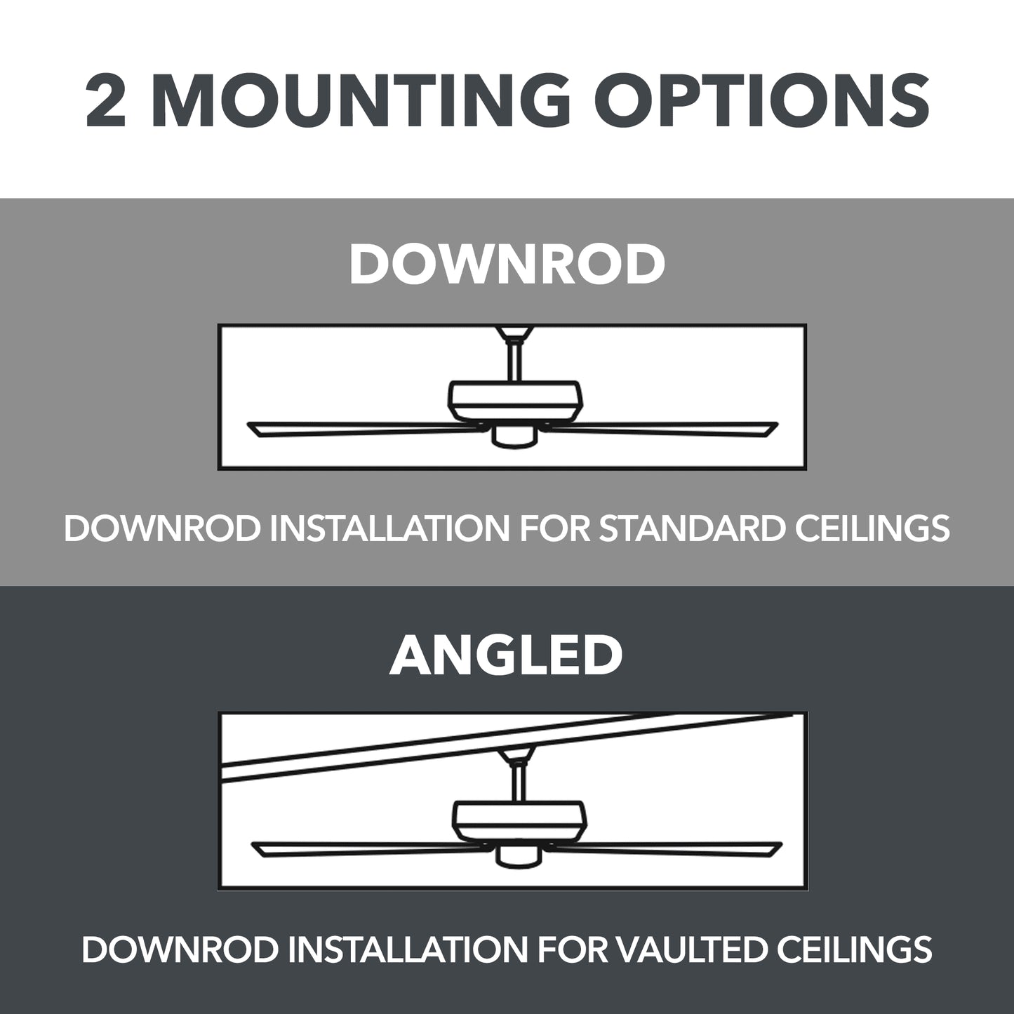 Blair 52" Nickel Modern Indoor Ceiling Fan with Light, 4 Blades, Pull Chains & Reverse Airflow
