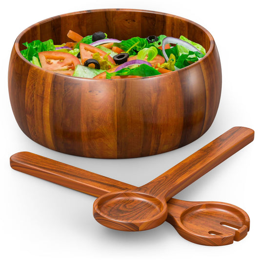 Home La Roda 3 Pc. Acacia Wood Salad Set