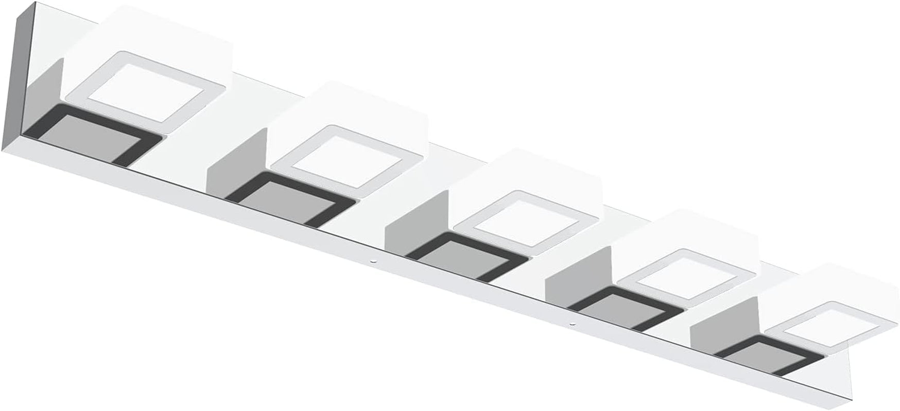 LED Bathroom Vanity Lighting Fixtures 5 Lights Acrylic Rotable 360° Modern Bathroom Vanity Light over Mirror
