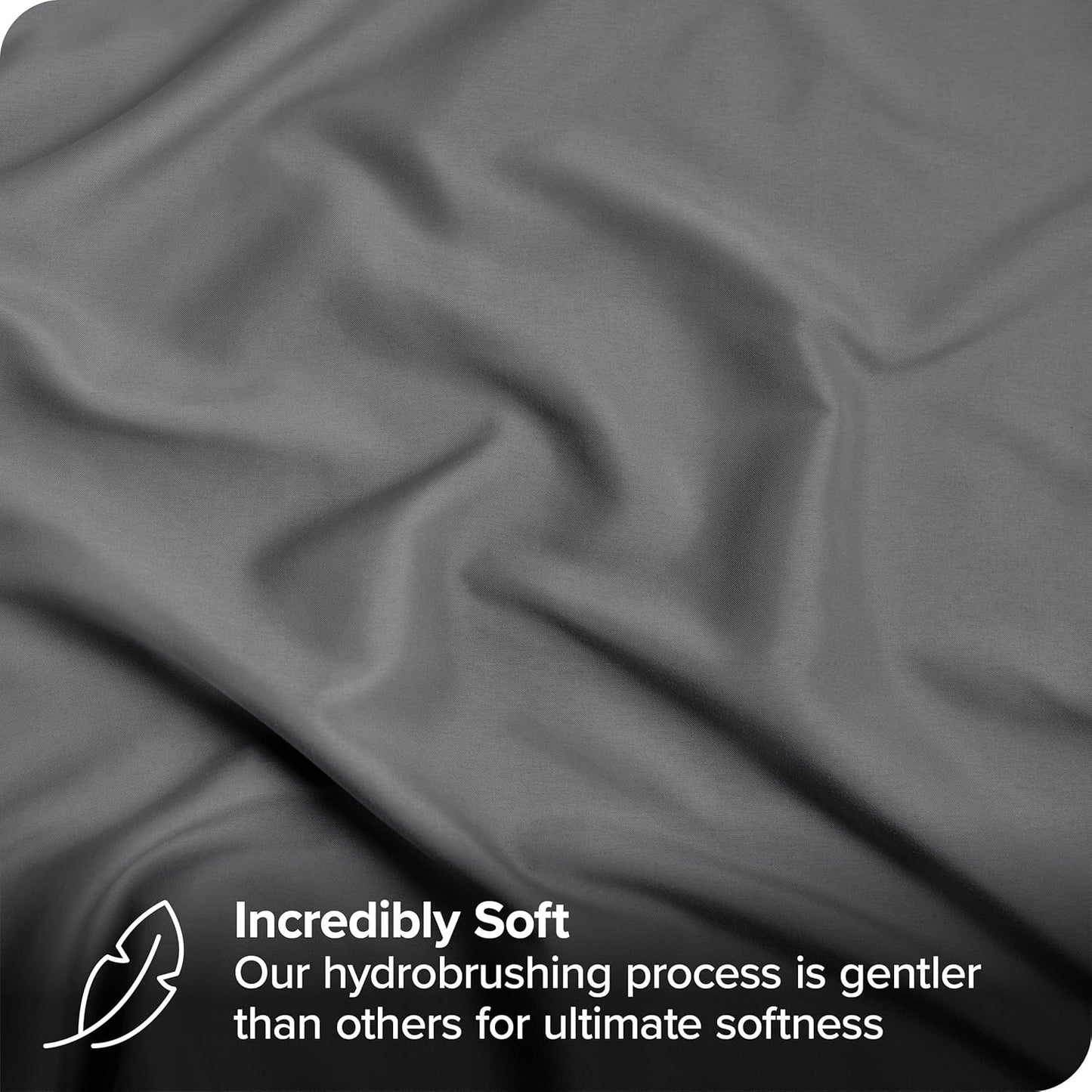 Bed-In-A-Bag 7 Piece Comforter & Sheet Set - Queen - Goose down Alternative - Ultra-Soft 1800 Premium - Bedding Set (Queen, Grey/Grey)