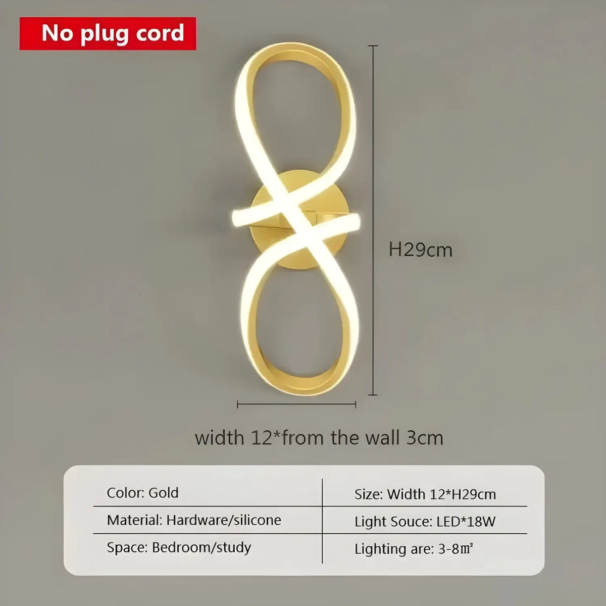 Modern Minimalist Bedside Light